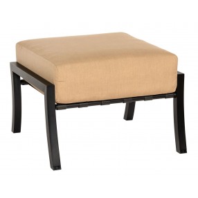 Woodard Cortland Cushion / Nico Ottoman - Angled