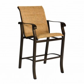 Woodard Cortland Padded Sling Stationary Bar Stool - Admin