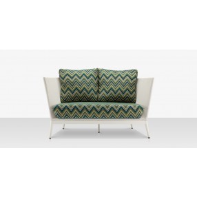 Source Outdoor Furniture Cosmo Aluminum Loveseat front