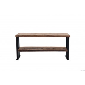 Crawford and Burke Wayne 50" Two Shelf TV Stand, Front Angle