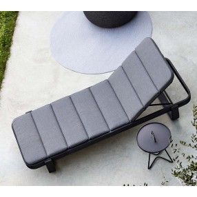 Cane-line Cut Sunbed, Incl. Grey Airtouch Cushion - Top View