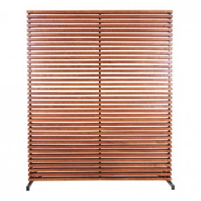 Moe's Home Collection Dallin Screen - Brown - Front  Angle