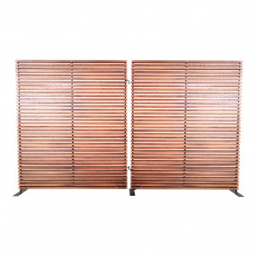 Moe's Home Collection Damani Screen - Brown - Front Angle