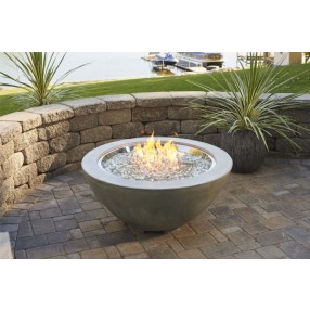 Outdoor Greatroom Company Cove 30" Fire Pit W/Natural Gray Concrete Finish/CF30 - Lifestyle