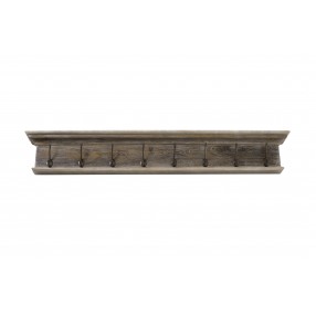 Natural Wash - Nova Solo Halifax 8-Hook Coat Rack - Front