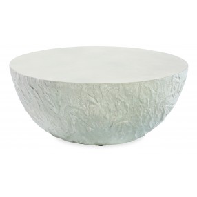 Sunset West Antique Stone Bowl Coffee Table - Front Angle