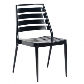 Woodard Daytona Slat Dining Chair - Angled