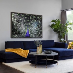 Sunpan Tecoma Sofa Chaise - Raf - Danny Navy - Lifestyle