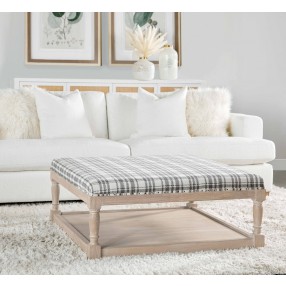 Essentials For Living Dean 92" California Casual Sofa - Performance Boucle Snow, Natural Gray Oak -  Lifestyle
