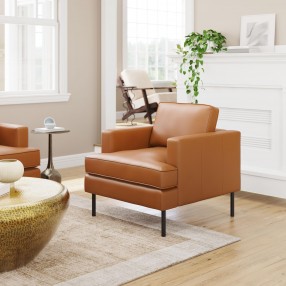 Decade Armchair in Brown-Lifestyle 1