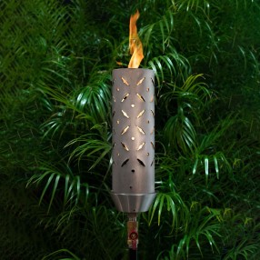 The Outdoor Plus Diamond Plate Torch - Stainless Steel