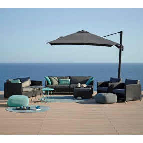 Cane-Line Diamond Footstool, Cane-Line Weave