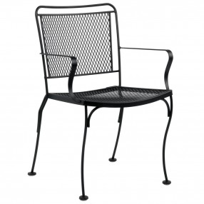 Woodard Constantine Dining Arm Chair With Optional Cushion - Stackable