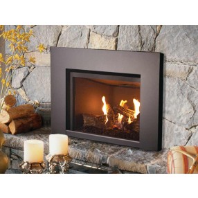 Superior Fireplaces 27" Med DV With Gas Insert and Electronic Ignition - Lifestyle