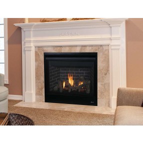 Superior Fireplaces 35" DV With Electronic/Millivolt Ignition and Top/Rear Vent