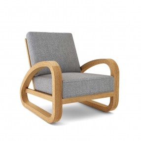 Anderson Teak Malaga Lounge Chair Front