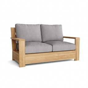 Anderson Teak Madera Deep Seating Loveseat - Angled