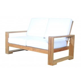 Capistrano Deep Seating Loveseat - Angled
