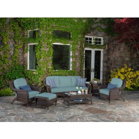 Tortuga Outdoor Sea Pines 6pc Outdoor Wicker Sofa Set 2