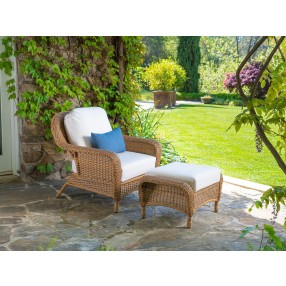Tortuga Outdoor Sea Pines Chair & Ottoman Bundle