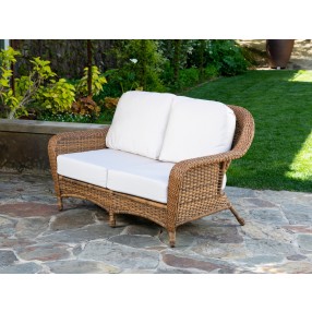 Tortuga Outdoor Sea Pines Loveseat- Mojave Side
