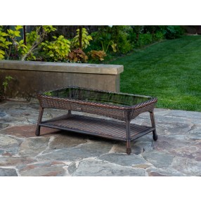 Tortuga Outdoor Sea Pines Coffee Table- Tortoise