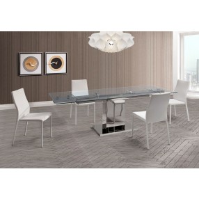 Slim Extendable Dining Table - Lifestyle