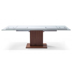Pilastro Extendable Dining Table - Front Extended
