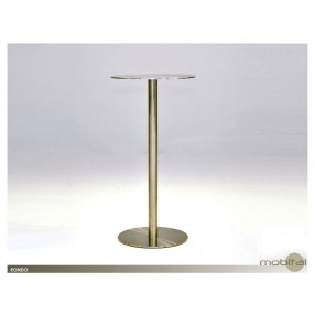 Maldives Bar Table White with Grey Epoxy Cement Base