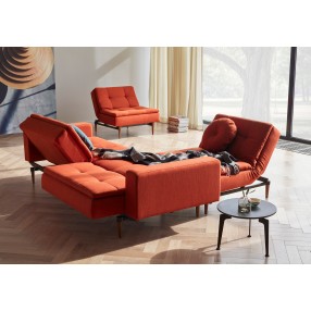 Innovation Living Dublexo Styletto Chair Dark Wood-Elegance Paprika-Full Set