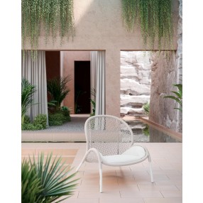 Azzurro Living Dune Club Chair With Polar Cushion - Lifestyle