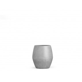 Azzurro Living Durban 11" Pot In Asteroid Concrete