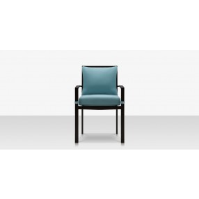 Source Furniture Dynasty Dining Arm Chair Black Front