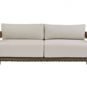 Sunpan Potenza Sofa - Palazzo Cream - Front Angle