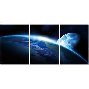 J&M Furniture Acrylic Wall Art Earth | SH-71880ABC