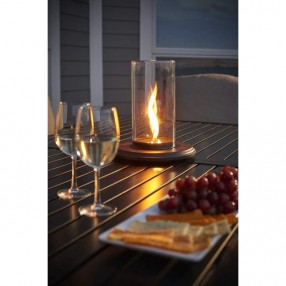 Outdoor Greatroom Company Intrigue TableTop Fire Feature Mounts - Lifestyle
