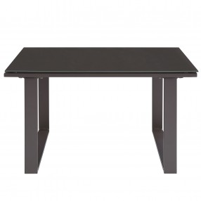 Modway Fortuna Outdoor Patio Side Table in Brown - Front Angle