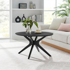 Modway Crossroads Round Wood Coffee Table 