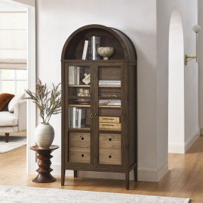Modway Nolan Tall Arched Storage Display Cabinet 1