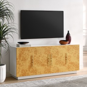 Modway Abel 69 Inch Burl Wood Sideboard Buffet TV Stand Room 2