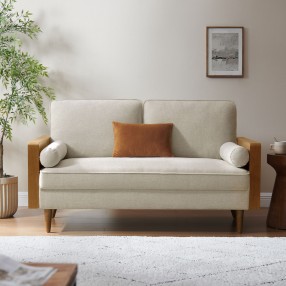 Modway Kellan Heathered Weave Fabric Loveseat