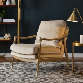 Modway Langford Performance Velvet Accent Armchair 9
