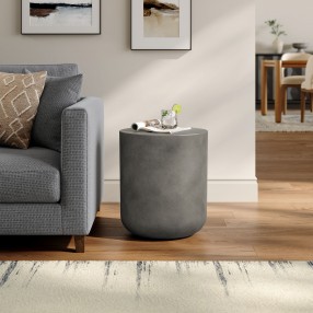 Modway Brion Indoor - Outdoor Patio Concrete Stool Gray