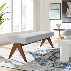 Modway Lyra 63" Fabric Upholstered Bench  11