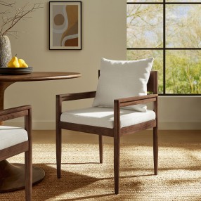 Modway Remington Wood Dining Armchair White