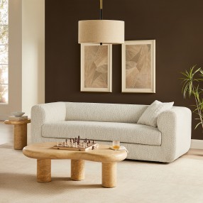 Modway Leif 89" Boucle Upholstered Sofa