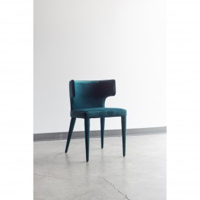 Moe's Home Collection Jennaya Dining Chair - Teal - Lifestyle