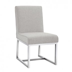 Sunpan Miller Dining Chair - Marble - Set of Two - Front Side Angle