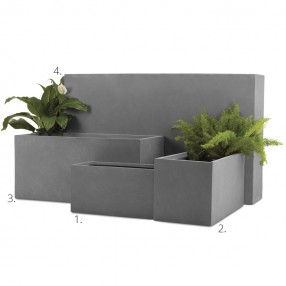 Source Furniture Elements Concrete Planter ( Rectangular) All Style