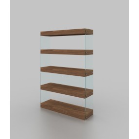 J&M Furniture CE Curio-Walnut